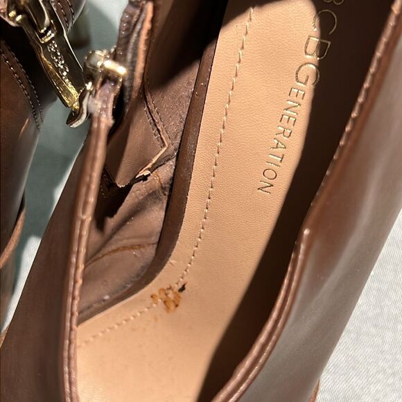 BCBGeneration Ilepsie Peep Toe Heels Size 7.5.  B54 - Picture 11 of 12